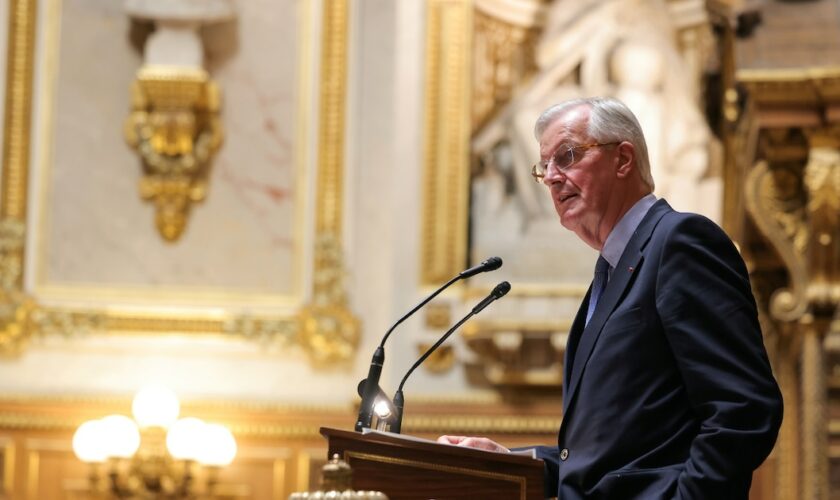 Le Premier ministre Michel Barnier à Paris le 2 octobre 2024