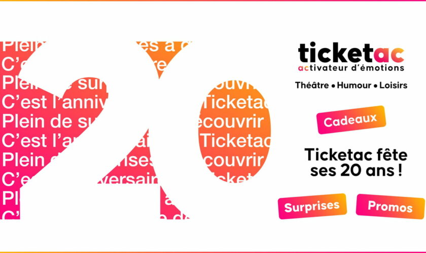 Bon plan théâtre : Ticketac fête ses 20 ans avec des promos exclusives