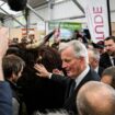 Michel Barnier au sommet de l'élevage à Cournon-d'Auvergne (Puy-de-Dôme), vendredi 4 octobre 2024.