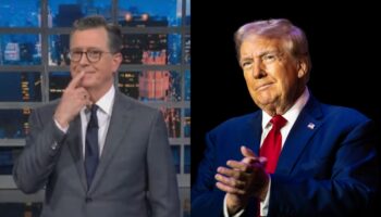 Stephen Colbert points out ‘weird word choice’ in Trump court filing