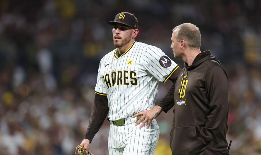 Padres hit with 'sudden and drastic' blow to starting rotation on eve of postseason series with Dodgers