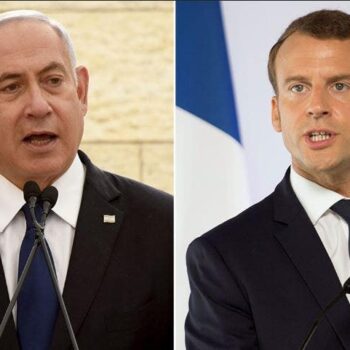 Netanyahu calls Macron, other Western leaders who support arms embargo against Israel a ‘disgrace’