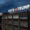 New York company unveils 100-foot 'Vote for Trump' sign, gets sued by Democratic mayor