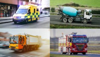 Ambulances, bin lorries, a fire engine and a cement mixer were among more than 100,000 vehicles stolen in the UK in 2023, according to DVLA figures. File pictures: iStock