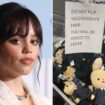 Jenna Ortega begs fans to stop viral Wednesday doll trend