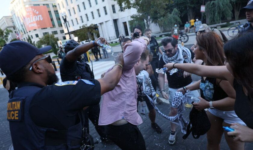 Anti-Israel protester lights himself on fire outside of White House