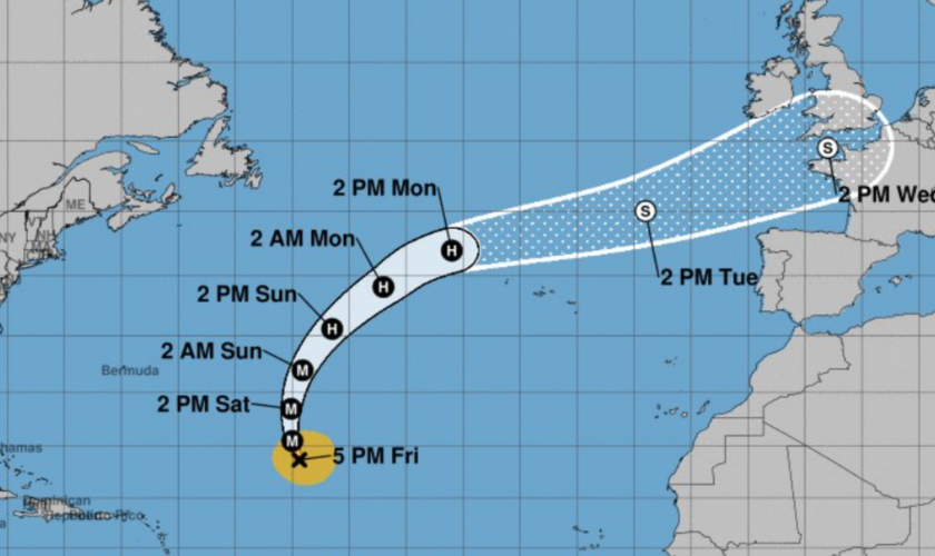 Rafales à 100km/h, forte pluie... L’ouragan Kirk va avoir des conséquences sur la météo en France