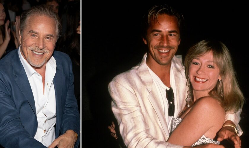 Don Johnson met ex Patti D'Arbanville while she was 'stark naked'