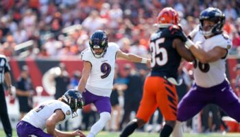 Justin Tucker’s field goal helps Baltimore Ravens beat Cincinnati Bengals