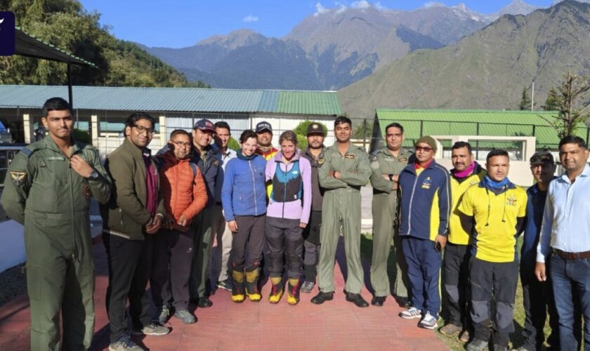 Saßen drei Tage fest: Zwei Bergsteigerinnen im Himalaya gerettet