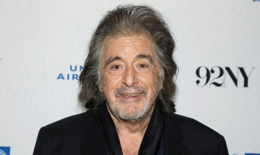 Al Pacino will be having another child at the age of 83. Pic: AP