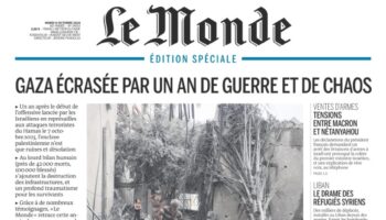 7-octobre : la une du journal Le Monde a bien traité l’anniversaire de l’attaque, contrairement aux critiques