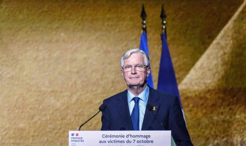 7-Octobre : face à l’antisémitisme, « nous ne laisserons rien passer », promet Michel Barnier