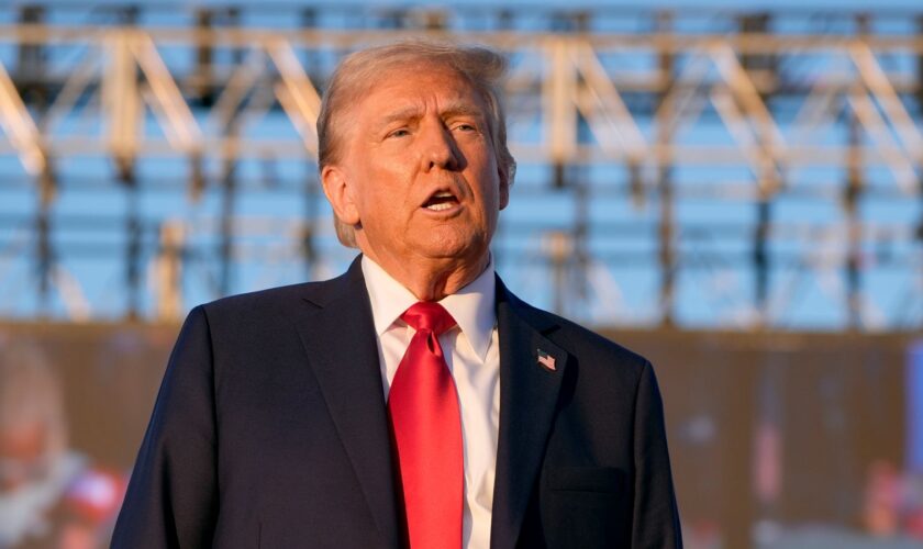 Donald Trump returns to Butler, Pennsylvania. Pic: AP