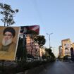 Des portraits d'Hassan Nasrallah, le chef du Hezbollah tué fin septembre dans un raid israélien dans la banlieue sud de Beyrouth, dans ce quartier déserté, le 5 octobre 2024