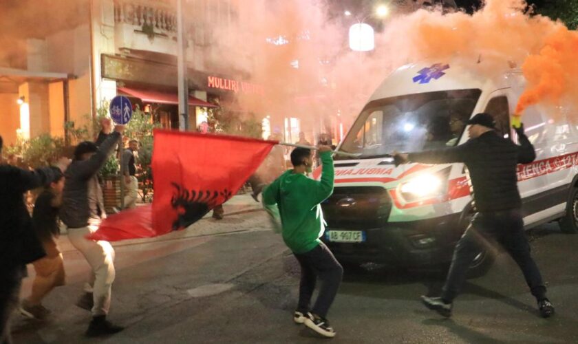 Schwere Ausschreitungen in Tirana bei Protesten gegen die Regierung