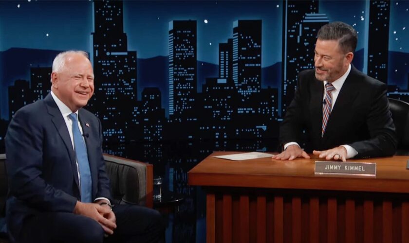 Kimmel pokes fun at Walz after interview gaffe about 'waking up on November 6 with Madam President'