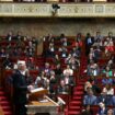 Le Premier ministre Michel Barnier devant l'Assemblée nationale lors de sa déclaration de politique générale, le 1er octobre 2024 à Paris