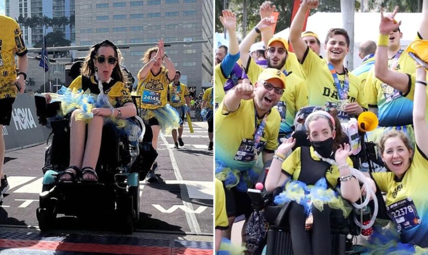 Woman with muscular dystrophy completes 12 marathons in wheelchair for charity: ‘Won’t let it define me’