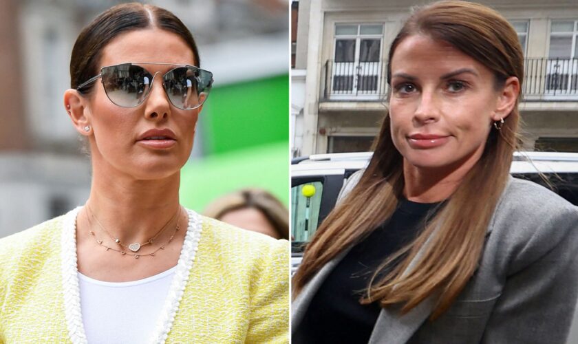 Rebekah Vardy and Coleen Rooney