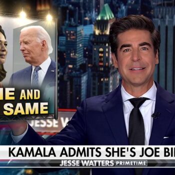 JESSE WATTERS: Kamala Harris just went on TV and said 'I'm more of the same'