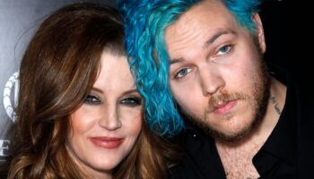 Lisa Marie Presley and her son Benjamin Keoughey, Benjamin Keough in April 2015 Pic: MJT/AdMedia/MediaPunch /IPX