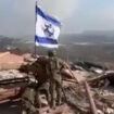 Ce drapeau israélien planté dans le sud du Liban par des soldats de Tsahal est hautement symbolique