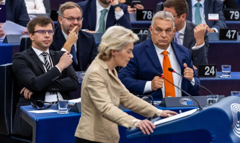 Im EU-Parlament: Von der Leyens Abrechnung mit Orbán