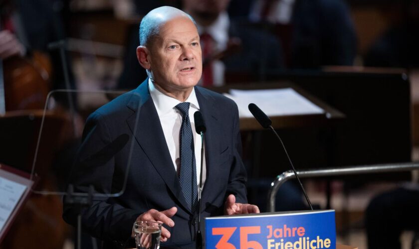 DDR-Bürgerrechtsbewegung: Olaf Scholz wirft Populisten Missbrauch von Friedlicher Revolution vor