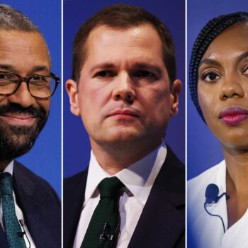 Tory MPs pivot to the right as centrist James Cleverly knocked out of leadership race