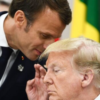 Emmanuel Macron et Donald Trump au sommet du G20 à Isaka, le 28 juin 2019