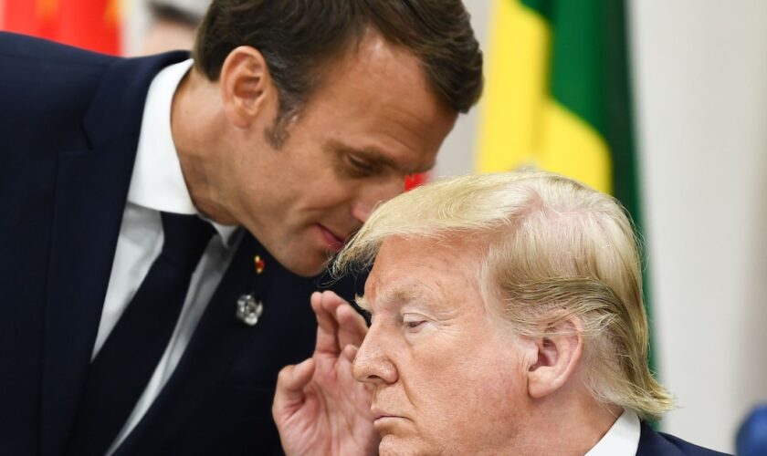 Emmanuel Macron et Donald Trump au sommet du G20 à Isaka, le 28 juin 2019