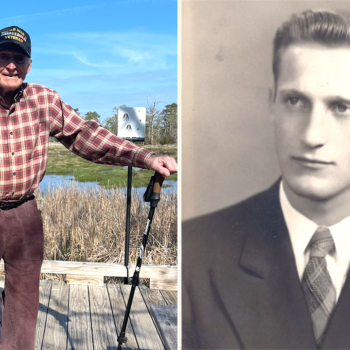 WWII veteran, 95, still works out at local gym every week: 'I'm in control'