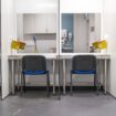 A view of a drugs consumption room, which allows users take heroin under medical supervision, at the NHS Enhanced Drug Treatment Facility at Hunter Street Health Centre in Glasgow. The UK's first safe drug consumption room was approved on Wednesday by the Glasgow City Integration Joint Board (IJB), which is made up of NHS and council officials. A �2.3 million consumption room is now planned for Hunter Street in the east end of the city. Picture date: Thursday September 28, 2023.