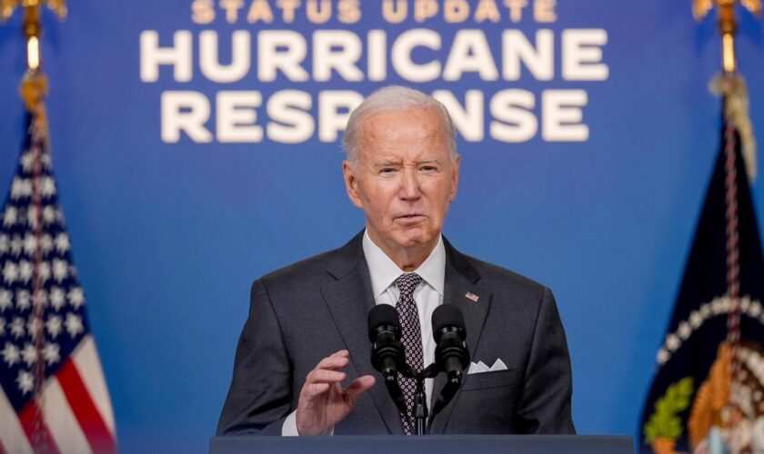 USA: Joe Biden reist nach Hurrikan Milton nach Florida