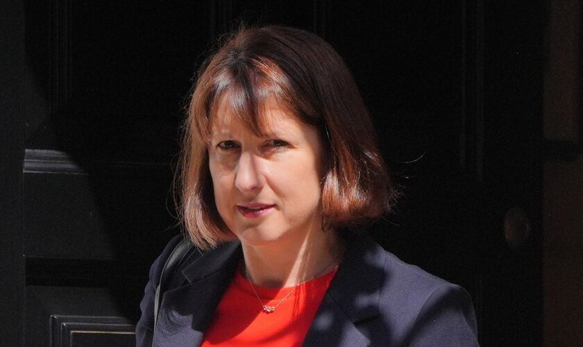 Rachel Reeves leaves 11 Downing Street. Pic: PA