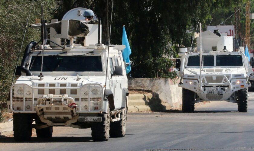 UN peacekeepers in southern Israel. File pic: Reuters