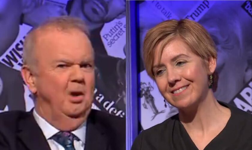 Ian Hislop has uncomfortable Have I Got News For You exchange with ex-Tory MP Andrea Jenkyns