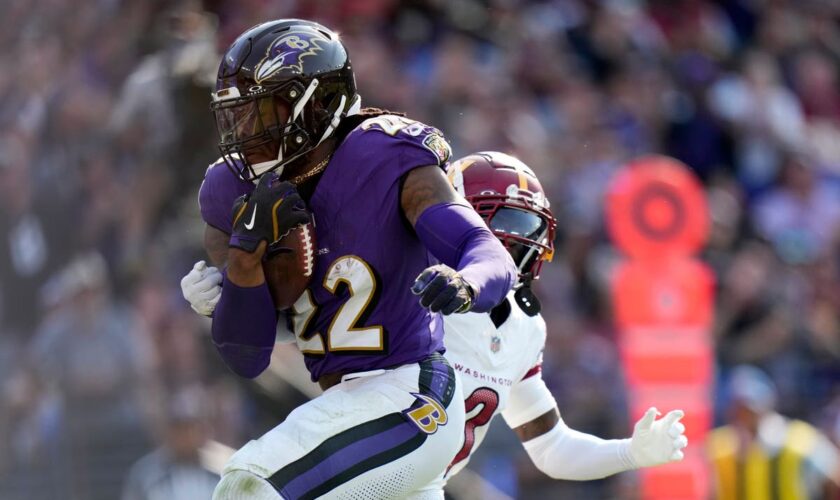 Derrick Henry stars as the Baltimore Ravens beat the Washington Commanders