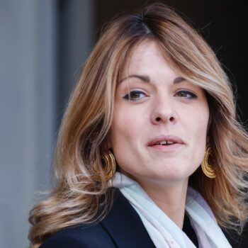 La porte-parole du gouvernement Maud Bregeon à l'Élysée, à Paris, le 1er octobre 2024