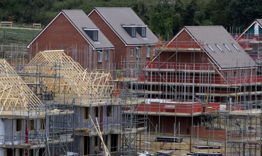 The £68 million in funding is expected to go towards building 5,200 homes on brownfield sites. Pic: PA