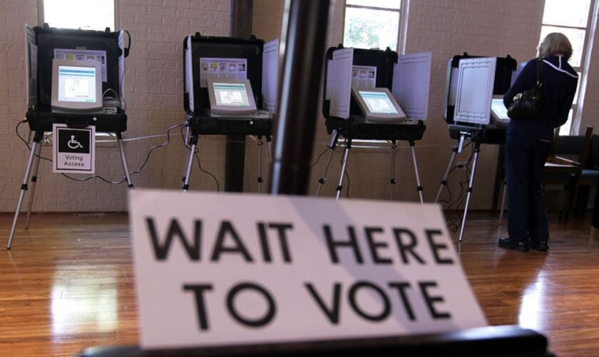 Machine à voter aux Etats-Unis