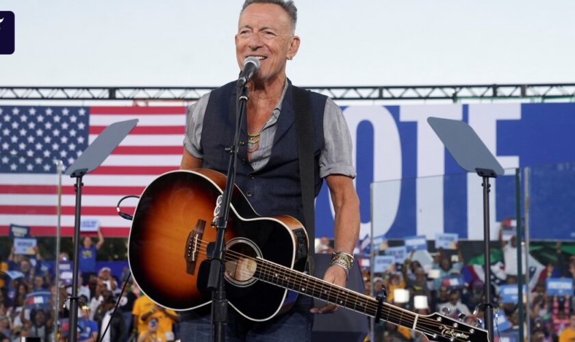 Liveblog zur US-Wahl 2024: Bruce Springsteen: Trump will „amerikanischer Tyrann“ werden