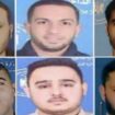 Top left to bottom right: Al Jazeera journalists Alaa Salameh, Anas al-Sharif,  Talal Arrouki, Hossam Shabat, Ashraf Salameh and Ismael Abu Omar