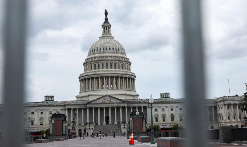 Aux États-Unis, à 10 jours de la présidentielle, une crotte en bronze installée devant le Capitole