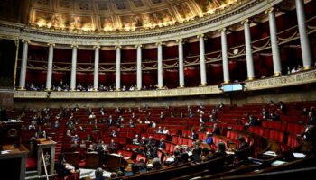 Le ministre du Budget et des Comptes publics, Laurent Saint-Martin, lors d'une séance de débat sur le projet de loi de finances 2025 à l'Assemblée nationale, le 24 octobre 2024 à Paris