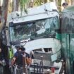 Truck ramming attack near Israeli army base injures dozens; suspect killed