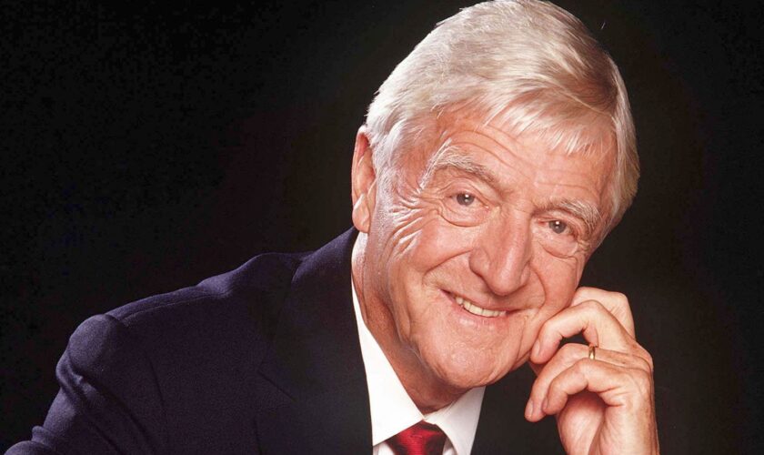 Sir Michael Parkinson. Pic: ITV/Shutterstock