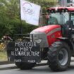 Des fermiers belges manifestent contre l'accord de libre-échange entre l'UE et le Mercosur devant le siège de la Commission européenne à Bruxelles, le 11 juillet 2019