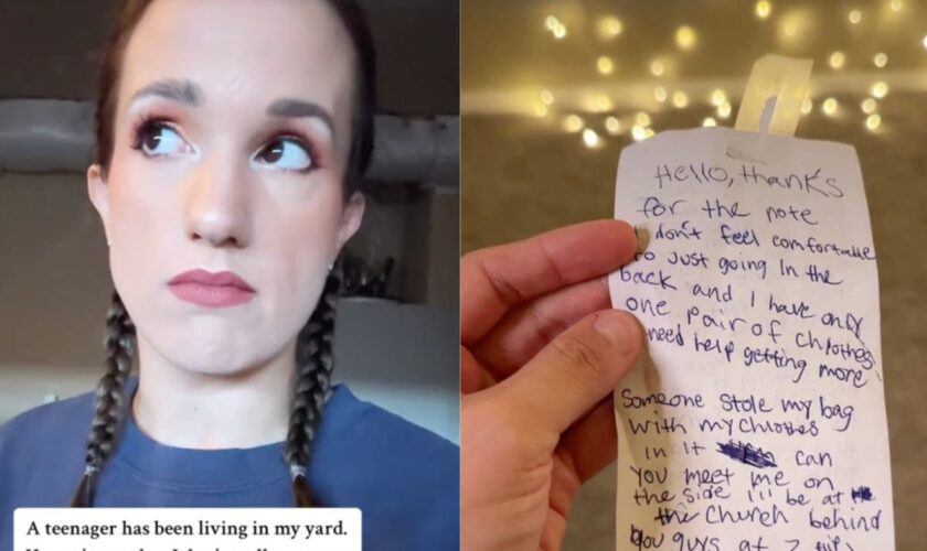 Woman found a homeless teen asleep in her yard – her response won over people’s hearts